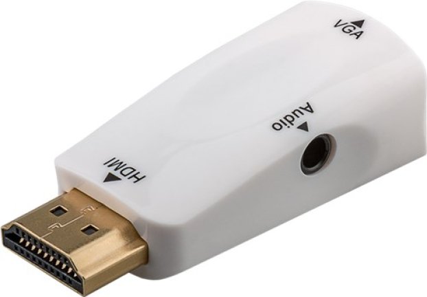 Adaptor HDMI tata - VGA mama si 3.5mm jack, Goobay