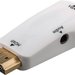 Adaptor HDMI tata - VGA mama si 3.5mm jack, Goobay